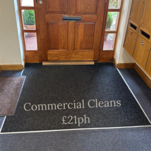 Commercial Cleans £21ph